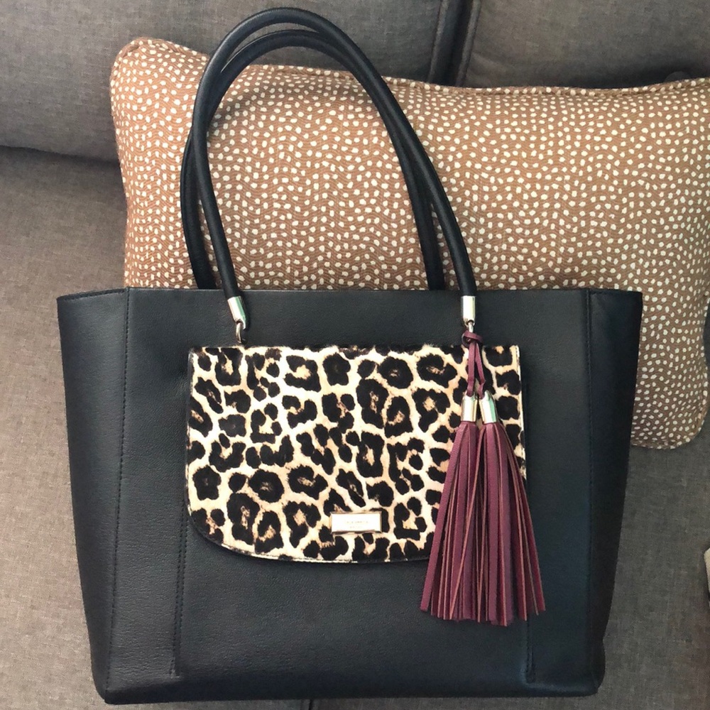Kate Sapde Calf Hair Shoulder Bag
